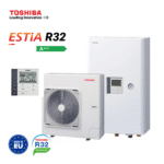 Toshiba, термопомпа Estia split HWT-801HW-E+HWT-1101XWHM3W-E