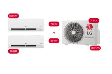 LG, инверторна мулти сплит система 2 в 1 RM2U15.U18